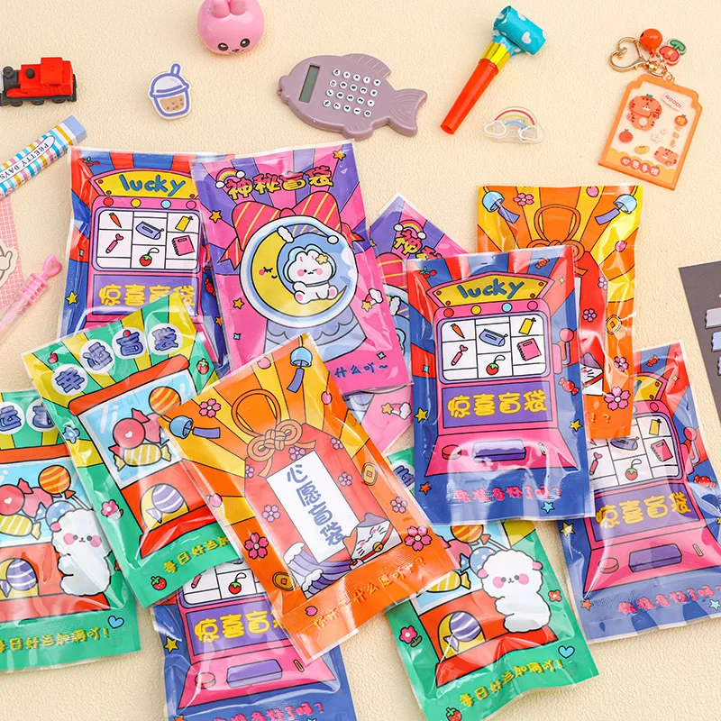 

5/10PCS Cartoon Stationery & Toy Mix Surprise Bag Toy Funny Children's Reward Surprise Lucky Bag Random Shipment