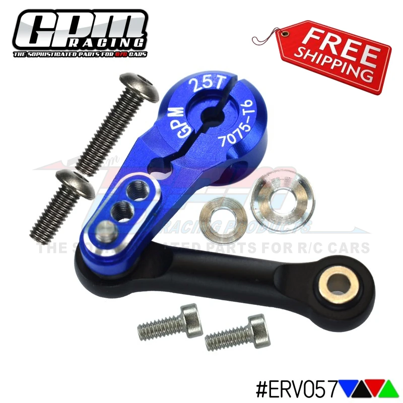 Сплав 7075-T6 сервопривод + тяга для TRAXXAS SLEDGE 1/8 RC CAR PART |