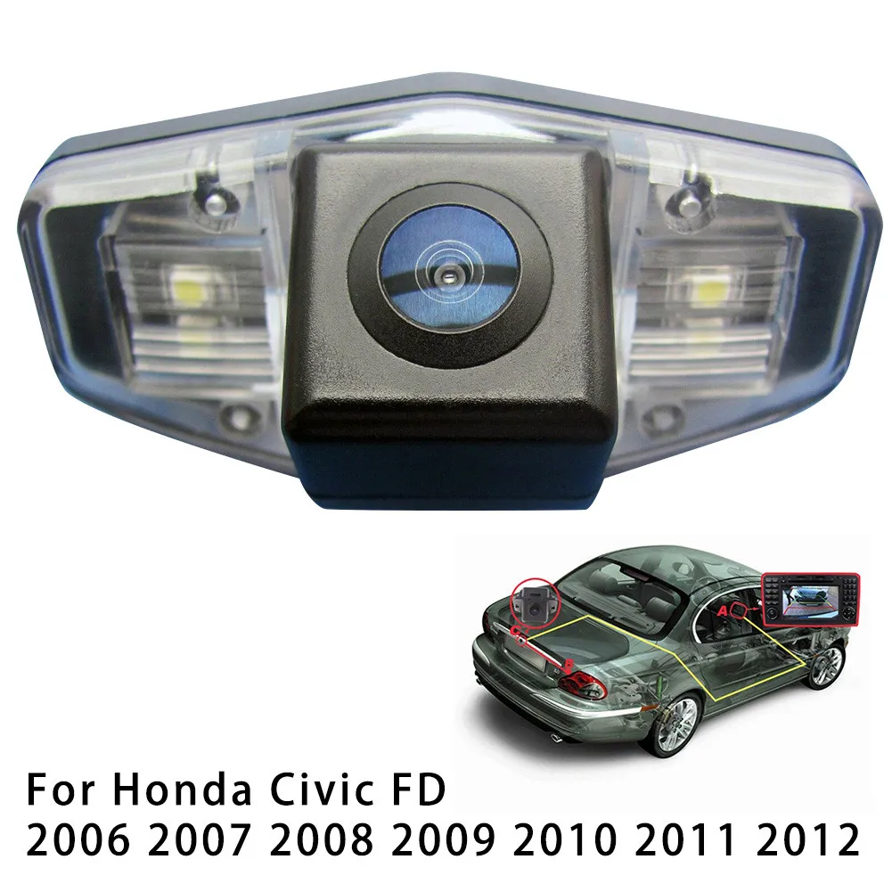 

HD Color CMOS Car Rear View Backup Camera Parking Backup Camera For Honda Civic Accord Fit Pilot Jazz Odyssey Acura