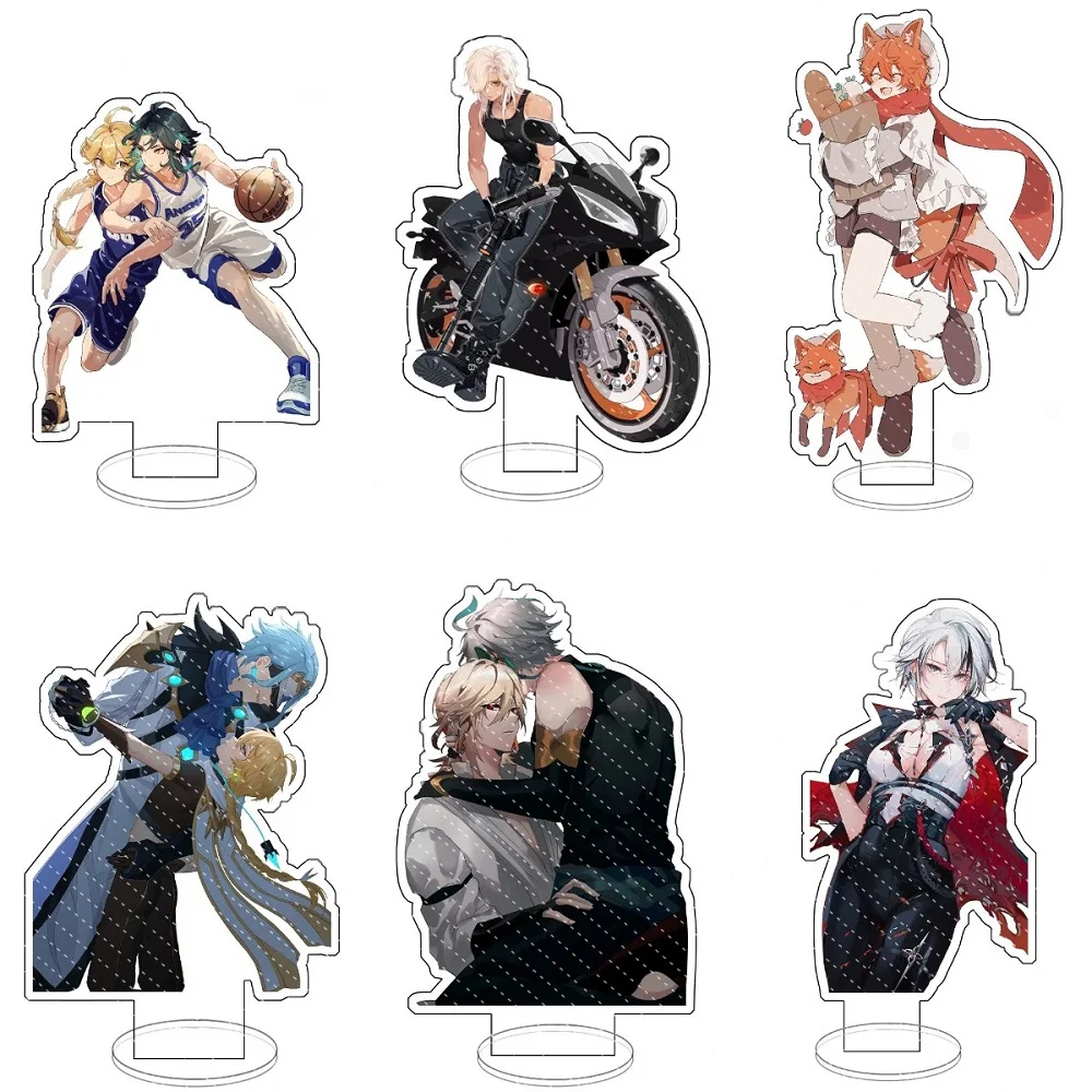 

Anime Genshin Impact Figure Xiao Dottore Cosplay Acrylic Kaveh Stand Sign Desk Decor Prop Fans Collection Toy Gift For Friend