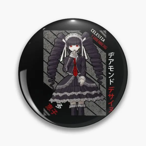 Мягкая булавка для воротника Celestia Ludenberg Danganronpa модная металлическая забавная