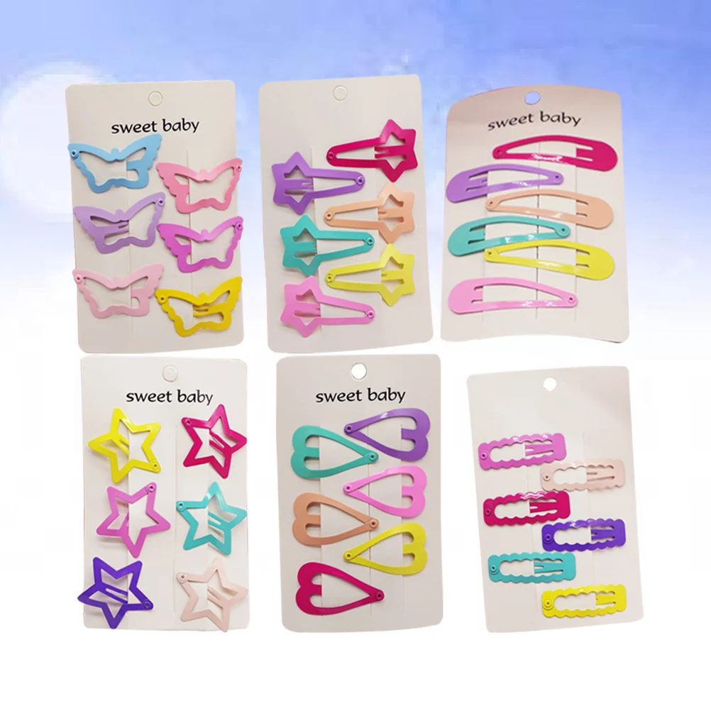 

36pcs Colorful Lovely Snap Hair Clips Candy Color Barrettes Hairpins Headwear Hair Accessories for Girls Women