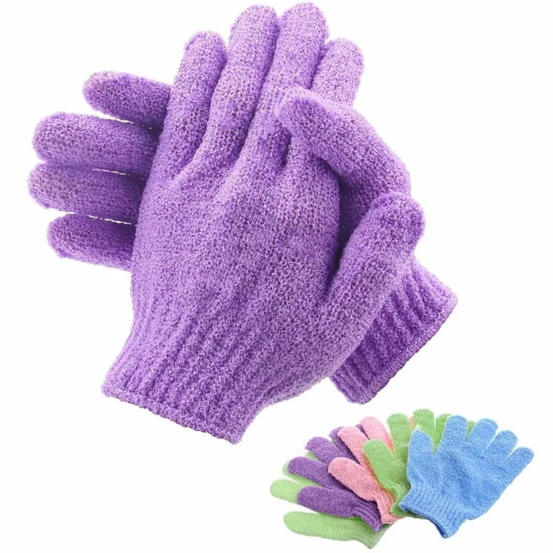 Body Scrub Exfoliating Glove Peeling Bast Wisp Massage Moisturizing SPA Foam Sponge Skin Care Washcloth Shower Accessories