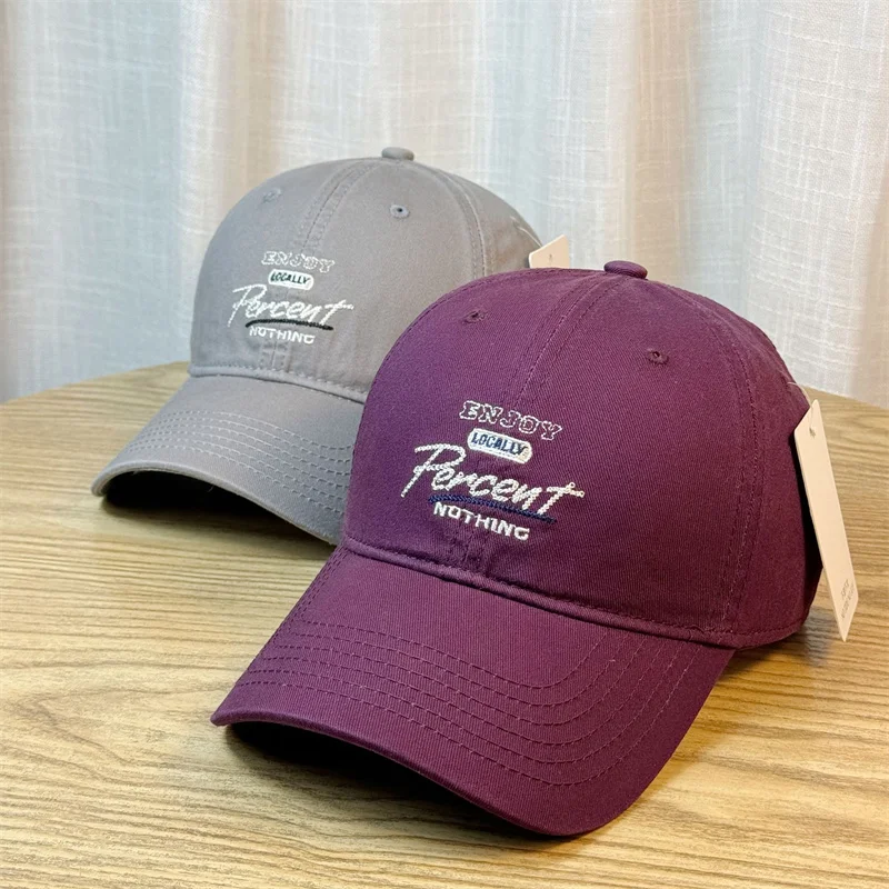 Бейсболка для женщин и мужчин ретро хлопковая стираная вышивка букв винтажные