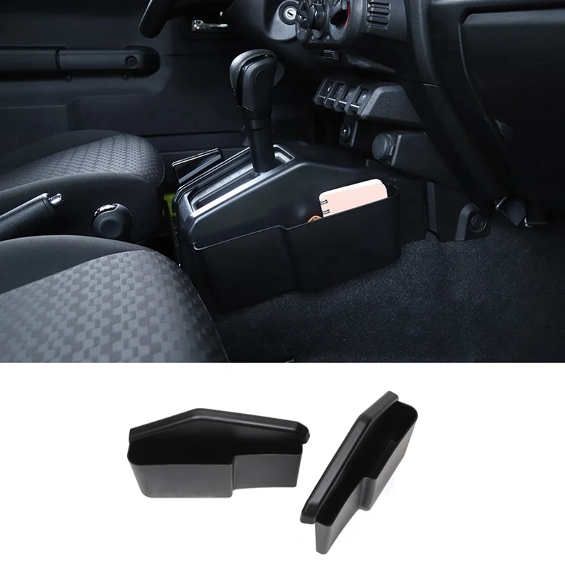 

Car Gear Shift Storage Box Organizer For Suzuki Jimny 2019 2020 2021 2022 Accessories Black