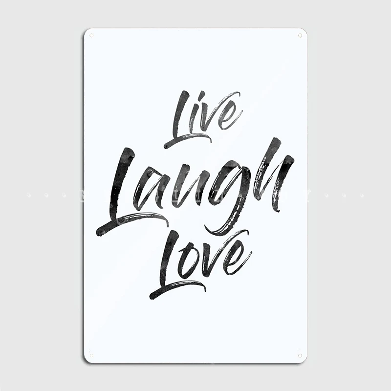 

Живой Смех Любовь металлический знак панно для клуба настроить плакат оловянные плакаты