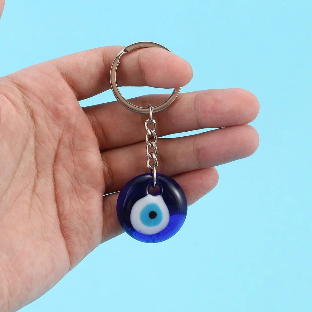 

Fashion Lucky Accessories Gift Evil Charm Keychain Blue Evil Eye Turkish