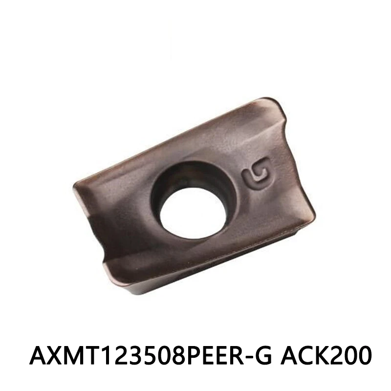 Оригинал AXMT123508 AXMT123508PEER-G ACK200 AXMT 123508 карбидная вставка для токарного станка резак
