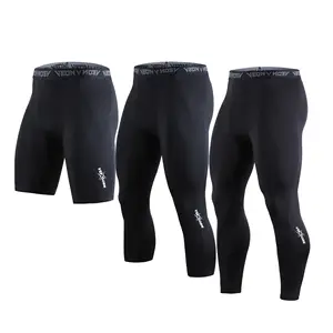 Pantalones de compresión para hombre, mallas deportivas para correr,  pantalones ajustados a rayas para entrenamiento de gimnasio - AliExpress