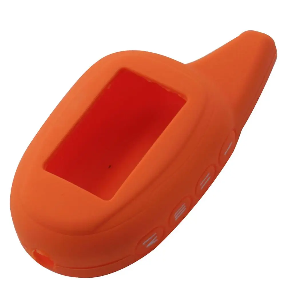 Силиконовый чехол для ключей jingyuqin M7 Tamarack для русской 2-сторонней автомобильной сигнализации Scher-Khan Magicar 7 9, ЖК-брелок с дистанционным управлением Scher Khan