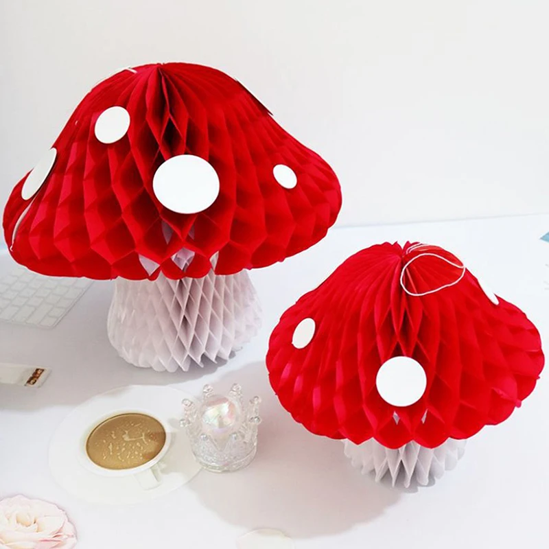 Шарик в виде грибов с Сотами украшение для свадебной вечеринки бумажный