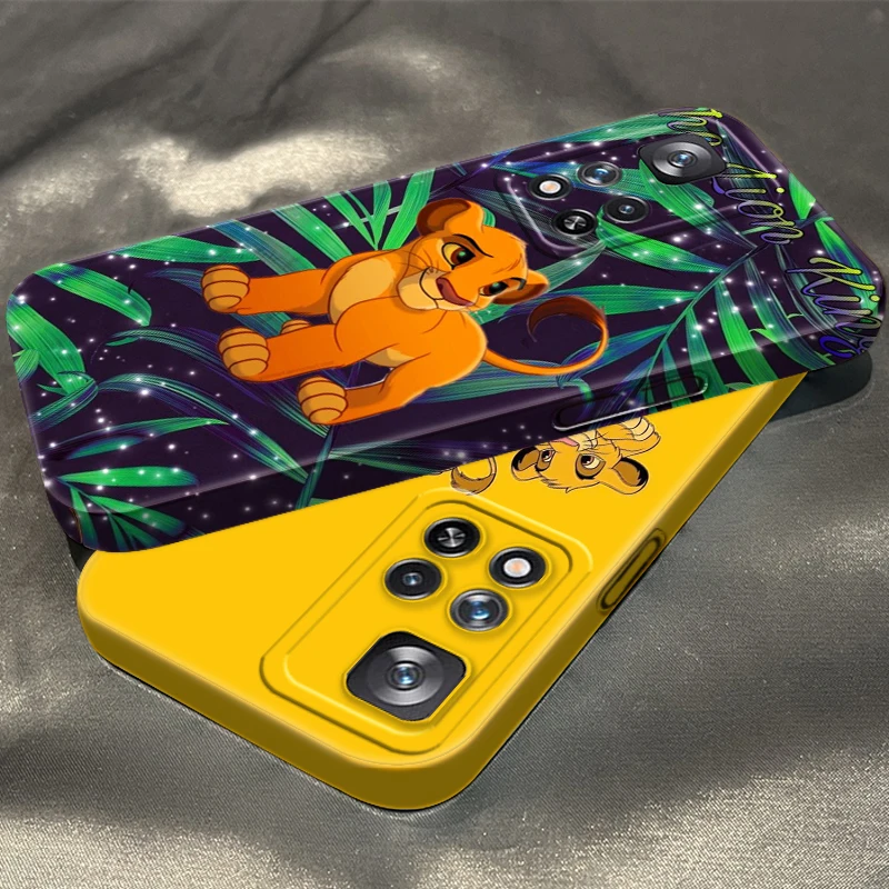 

Disney Cute The Lion King Phone Case For Redmi K60 K50 K40 K30 9A Note 12 11 11T 10 10S Pro Plus 5G Feilin Film Hard Cover