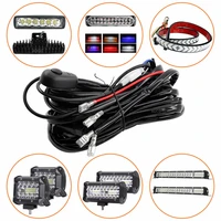 180w 12v 40a auto relay harness kit wiring onoff switch blade fuse for led fog strip lights truck hid bar work lamps light