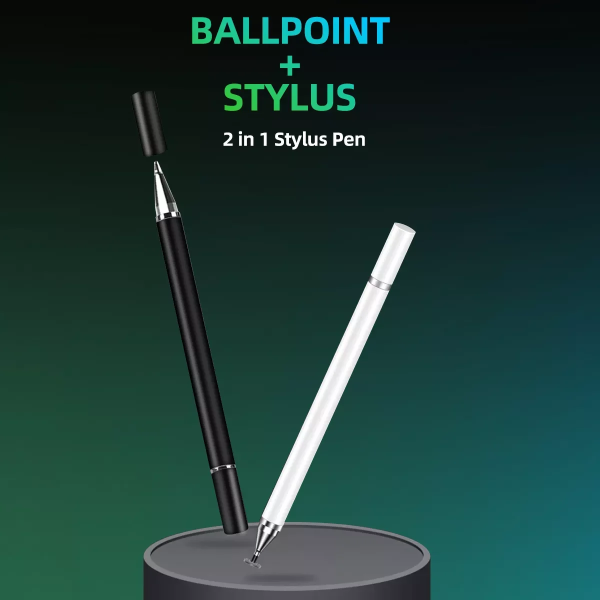 

Factory Direct Selling 2 In 1 Stylus Pen For iOS phone Smart Pencil Drawing Tablet Capacitive Screen Caneta Touch Pen