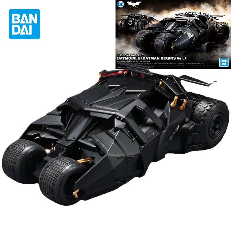

Фигурка Бэтмена Bandai, оригинальная аниме-фигурка, масштаб 1/35, Бэтмобиль, Бэтмен, экшн-фигурки, коллекционные игрушки, подарки для детей