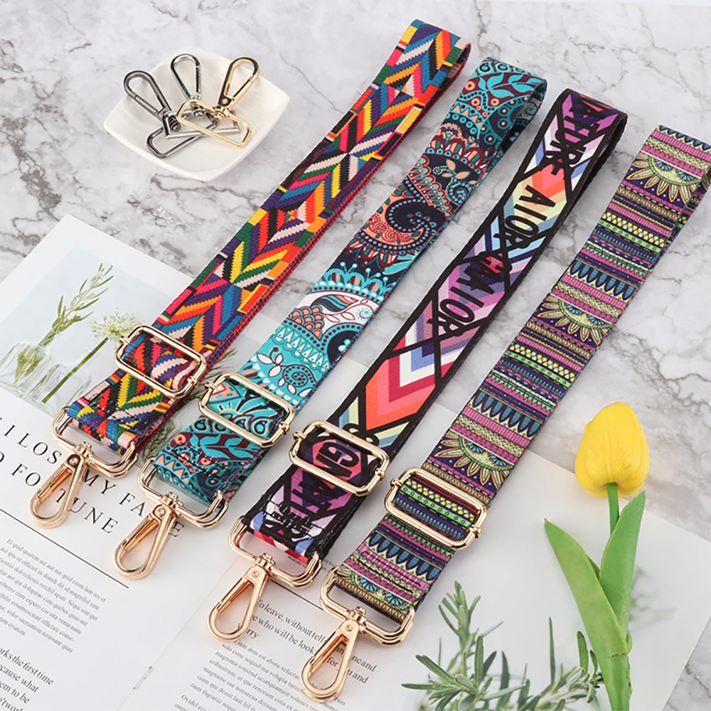 New Handbag Straps for Crossbody Adjustable Bag Accessories Belt for Bag Accessories Handbag Belt Wide Nylon Shoulder Bag Straps
