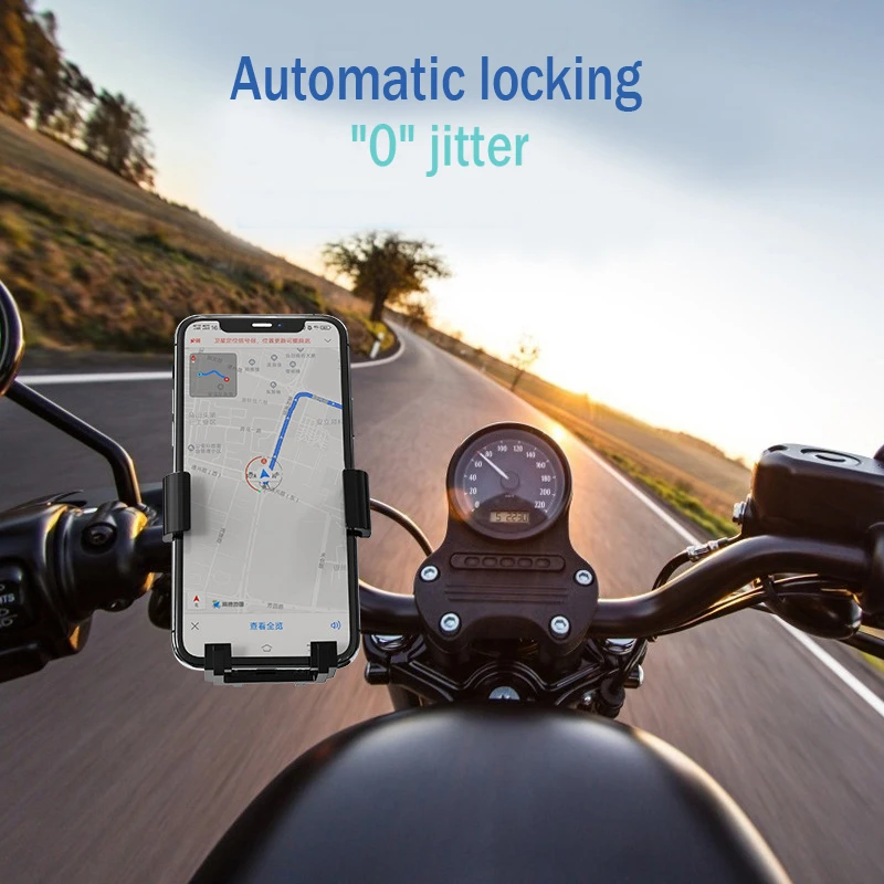 

Motorcycle Phone Holder for Iphone 13 Pro Max Telephone Stand Bike Handlebar Support Mount Smartphone Bracket for Xiaomi