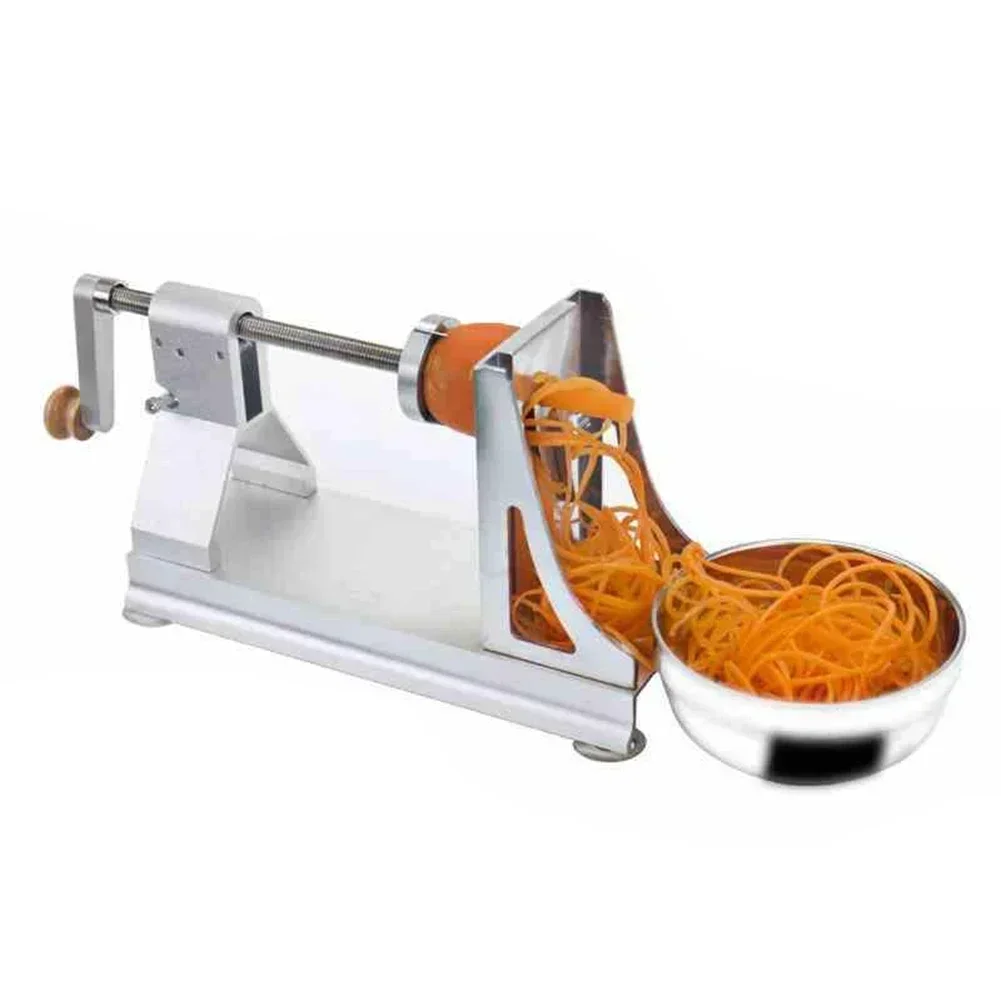 Многофункциональная овощерезка лезвие из нержавеющей стали ручная спиральная