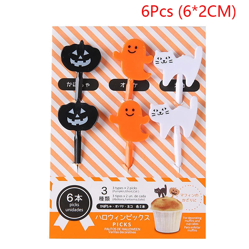 

6-10PCS Lunch Party Pick Dessert Fork Snack Decoration Bento Decorating Mini Fruit Forks For Children Toothpick