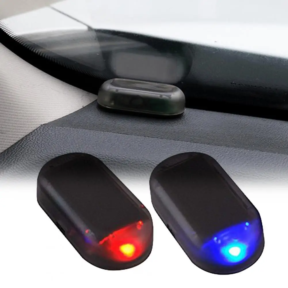 

Warning Lamp Light Durable Excellent Red Practical Alarm Solar Power Flashing Car