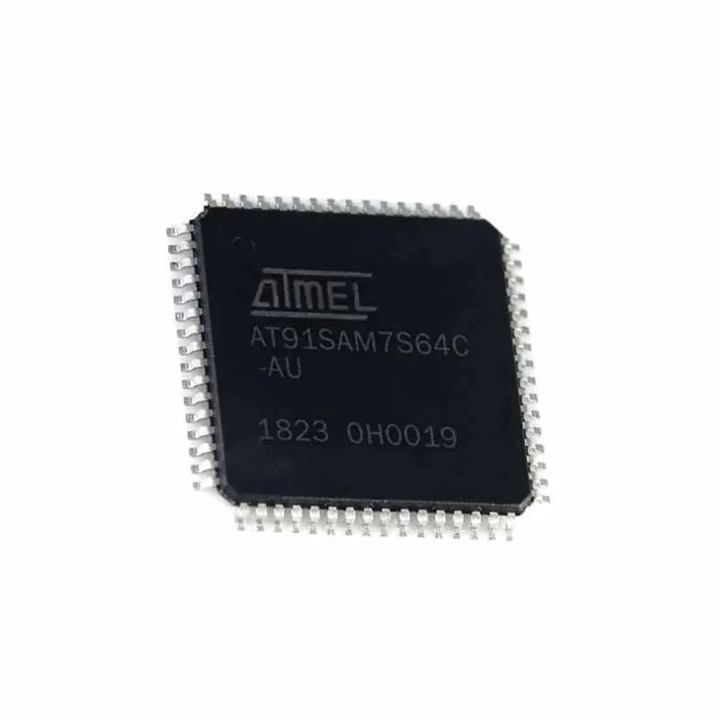 

10PCS AT91SAM7S64C-AU QFP64 New and Original IC Chip Integrated Circuit