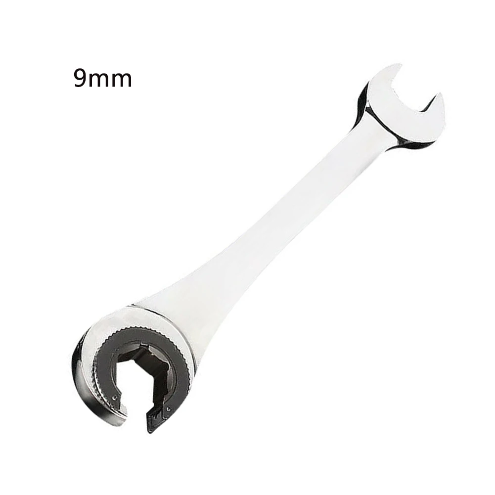 

With Flexible Head Spanner Tubing Combination Maintainence Mirror Polishing Repair Tool Reversible Ratchet Wrench Heavy Duty