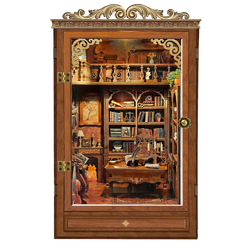 

Деревянный книжный домик для сборки