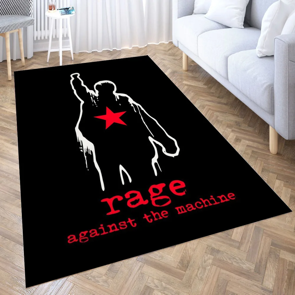 

Rage Against the Machine Rug Floor Mats Carpet for Living Room Doormat Plush Non-slip Chair Mat Bathroom Carpet