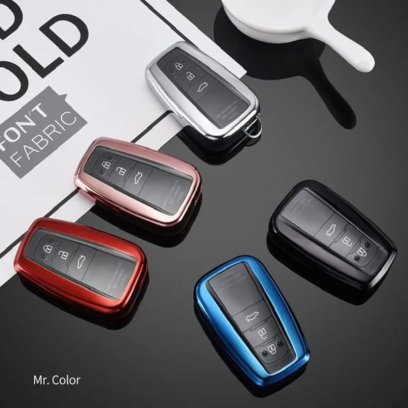 Мягкий ТПУ чехол для автомобильного ключа с дистанционным управлением защитный