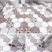 5m thickened floor sticker kitchen wall oil resistant waterproof bathroom floor non slip wear resistant renovation pvc tile stic