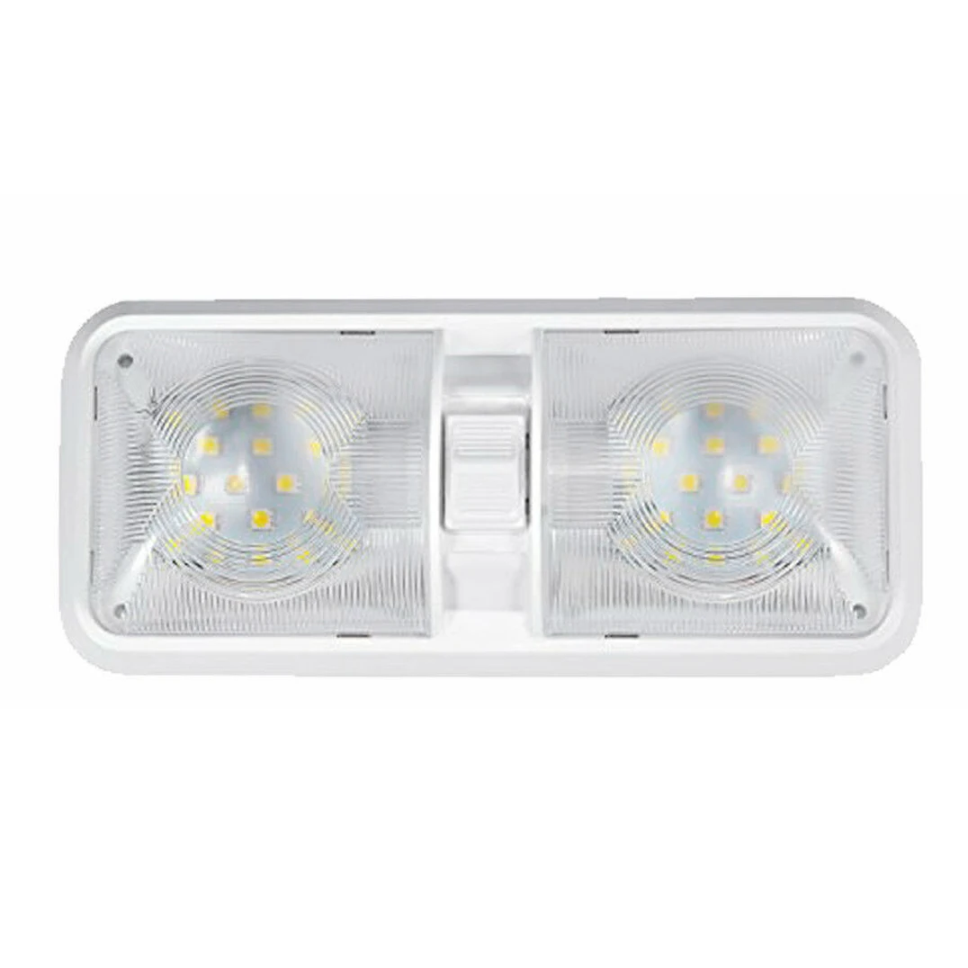 Универсальный автомобильный потолочный двойной купольный светильник для