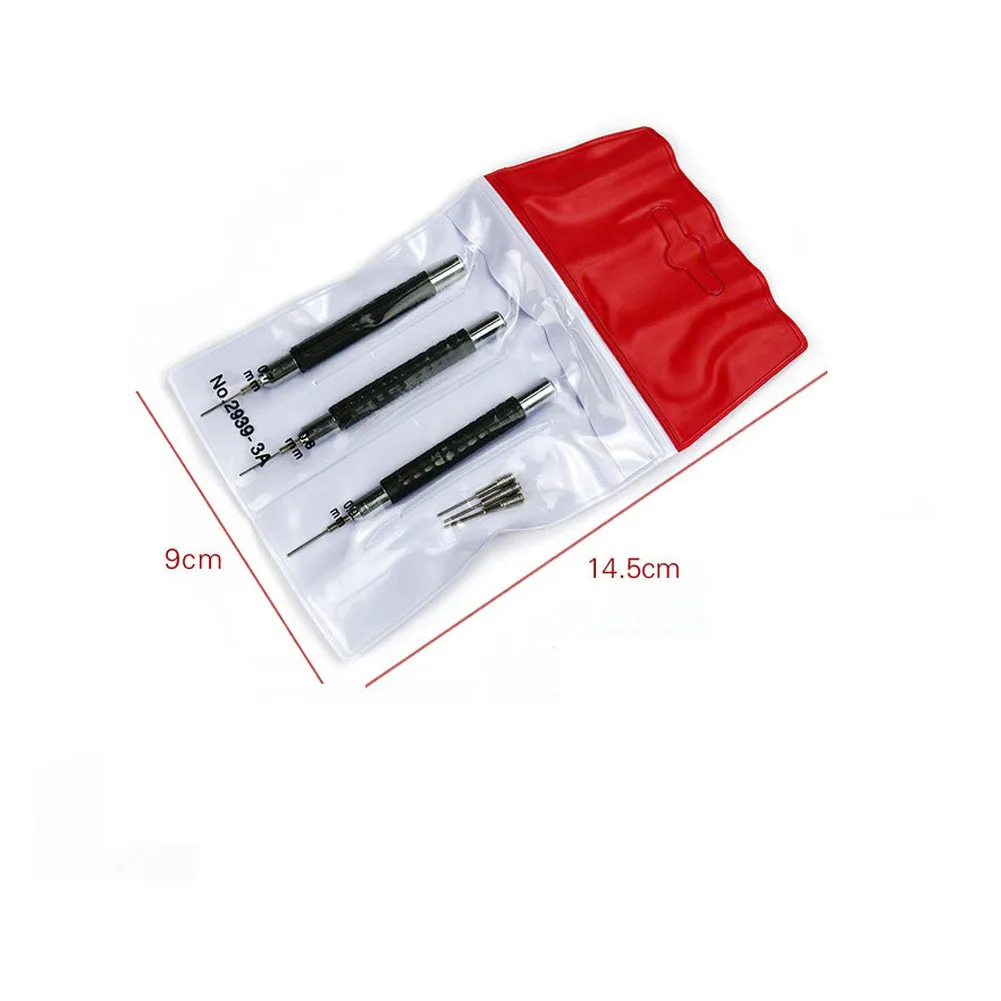 

3Pcs Alloy Watch Band Strap Link Pin Remover 3 Needles Pin Punch Repair Tool Adjuster Watchmaker For Removing Watch Band Pins