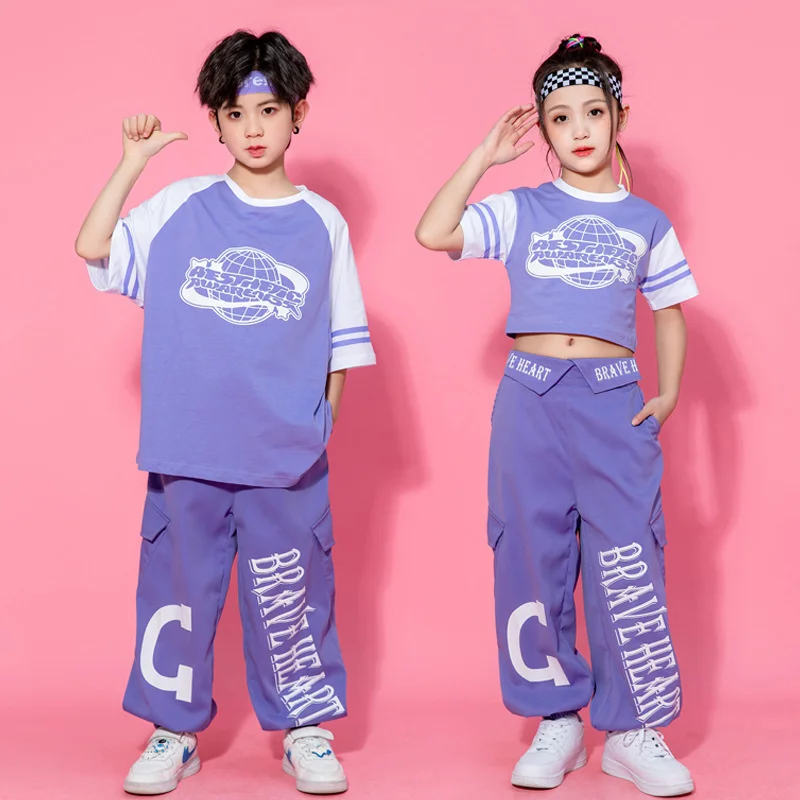 

International Children's Day Performance Costume Opening Ceremony Costume for Primary School Games Girls Jazz Dance Boys Hip hop