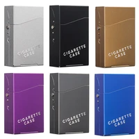 soft pack cigarette case cover 20 cigarette cases with protective cover aluminum alloy automatic spring cover
