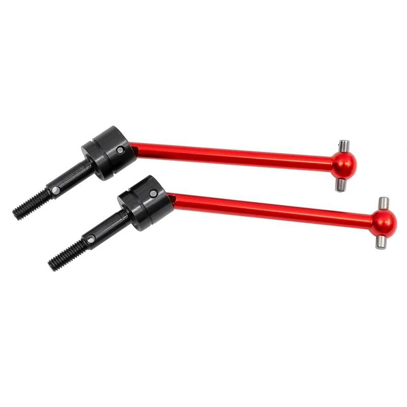

2Pcs Replacement TT02B TT-02B DT02 DT03 DF02 Metal Universal Drive Shaft CVD (64Mm) For Tamiya RC Car Upgrade Parts,Red