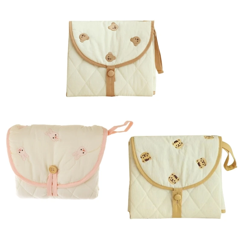 

Универсальный складной коврик для пеленания, водонепроницаемый детский подгузник с мультяшными животными