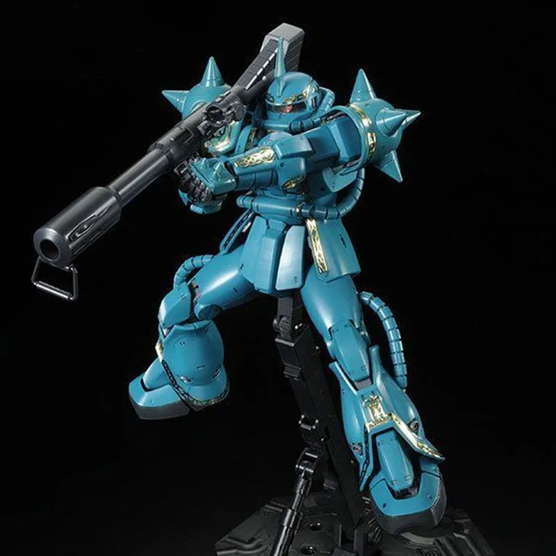 Фото Bandai оригинальная MG ZakuII Dozle Zabi Custom MS-06F 1/100 аниме фигурка в сборе модель игрушки подарки для детей GUNDAM №5