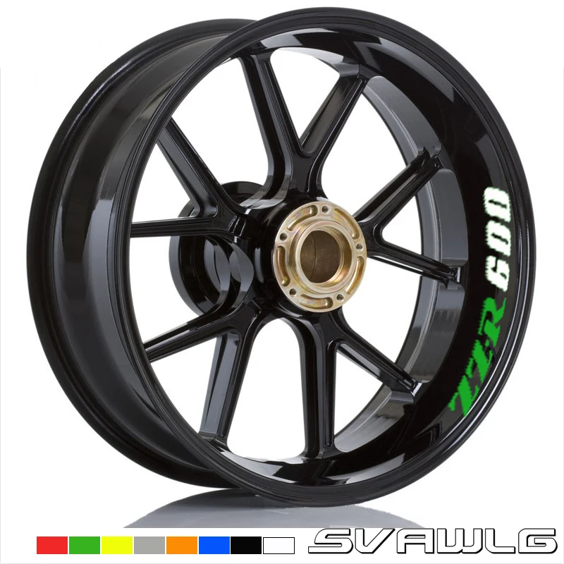 Наклейка на колесо мотоцикла 3D светоотражающая лента для обода наклейки