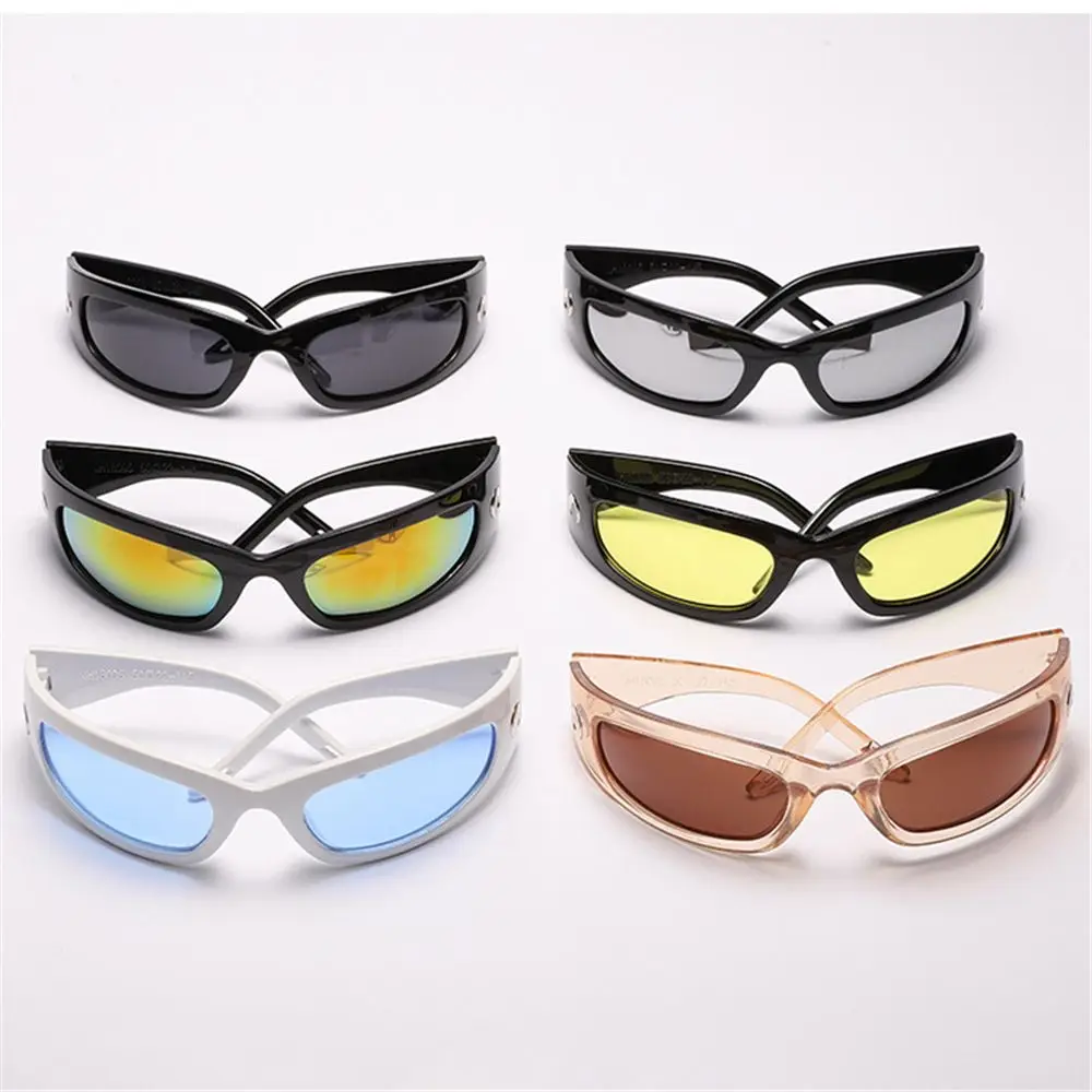 

Новинка 2022 прямоугольные солнцезащитные очки Moon для женщин и мужчин винтажные уличные велосипедные спортивные солнцезащитные очки в стиле...