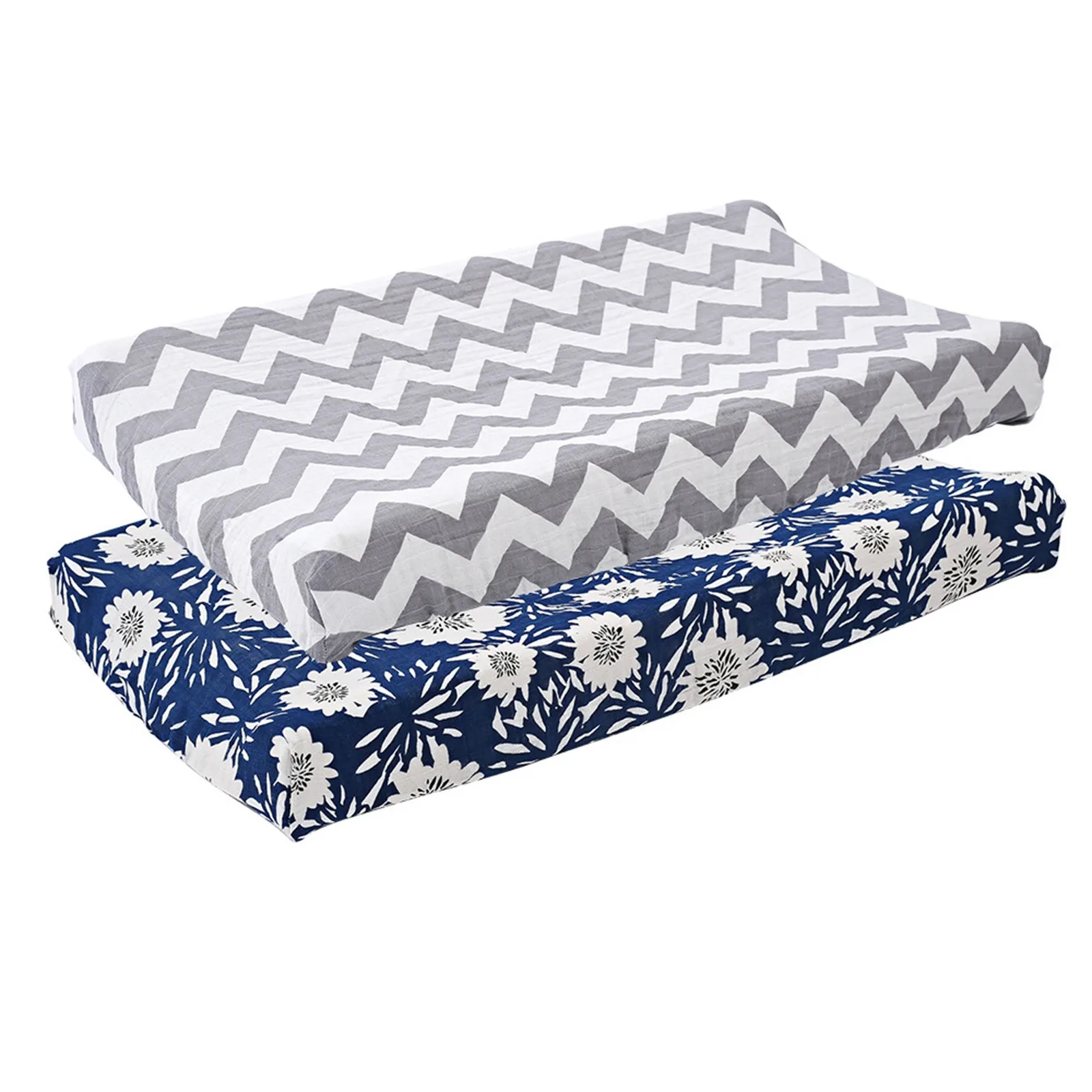 

Baby Removable Slipcover Muslin Changing Pad Cover Diaper Pad Cover Super Soft 2 Pack For Newborn Lounger Cover Chinese Hats