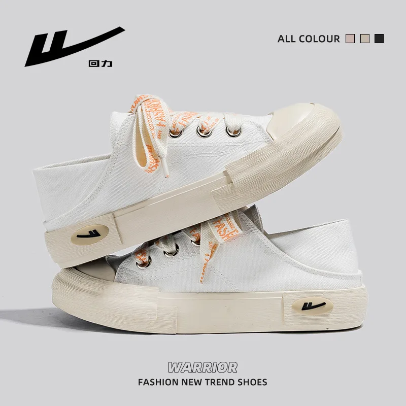 Холщовые кроссовки WARRIOR женские повседневная Нескользящая удобная обувь для