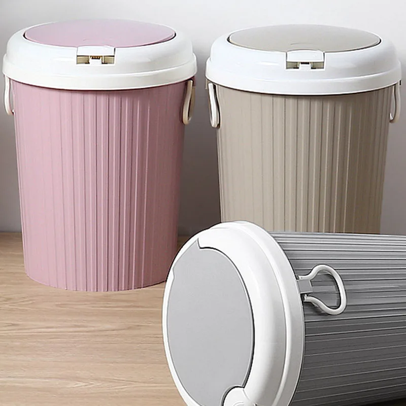 Туалет ванной современный модный милый контейнер для мусора большой