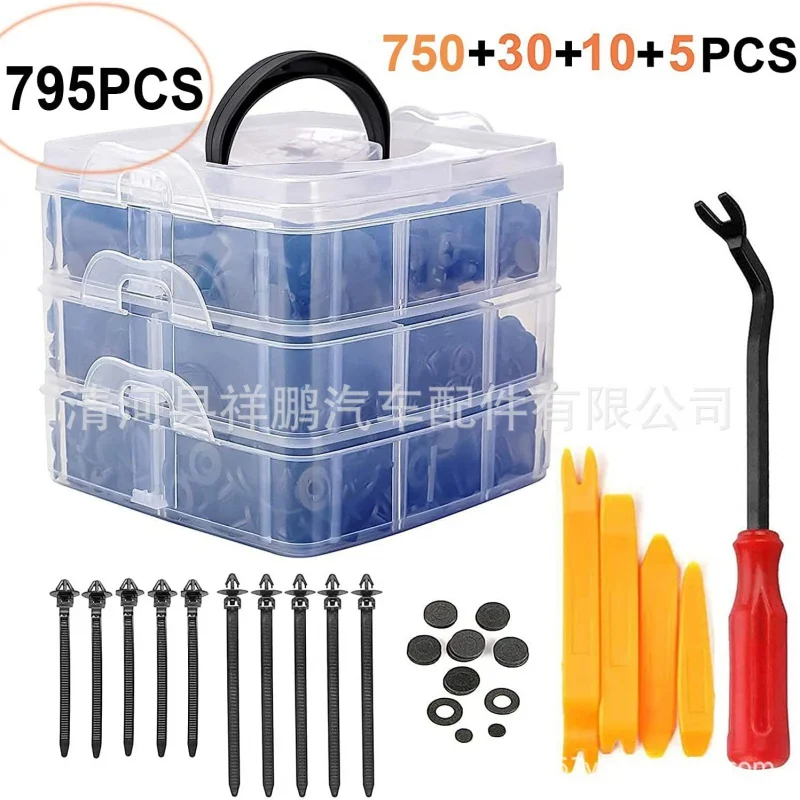 

795 шт. в коробке Snap16Car бампер боковая юбка фиксированная заклепка