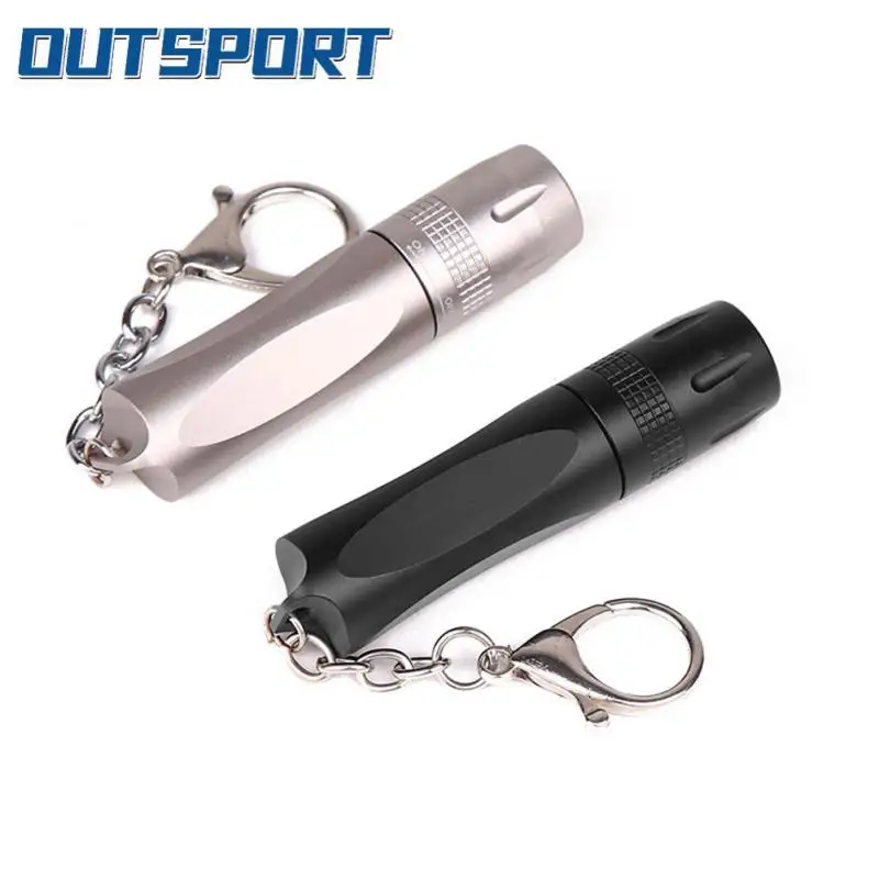 

Portable Flashlight Handheld Mini LED Flashlight with Keychain Strong Light Flash Light Tactical Camping Lighting