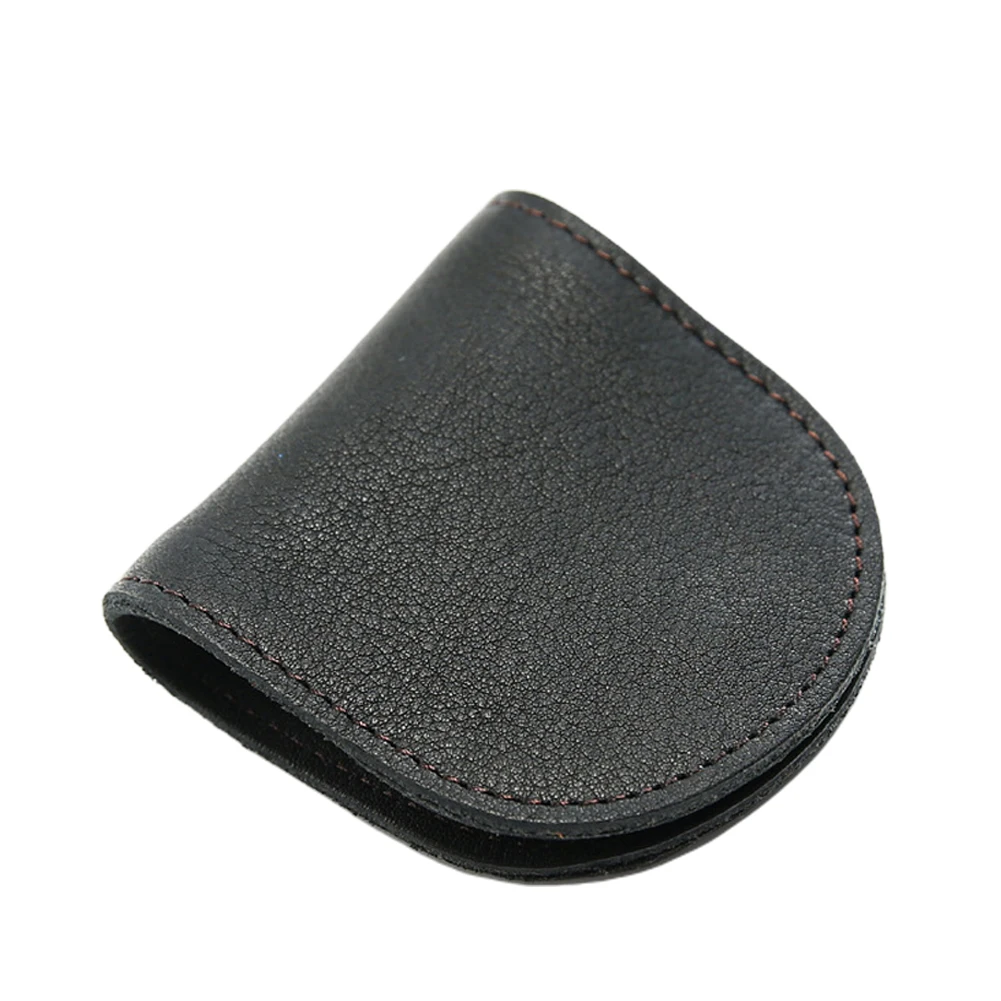 

Men Women Short Vintage Wallet Storage Case Lightweight Gift Coin Purse Soft Solid Artificial Leather Hasp Travel Mini Portable