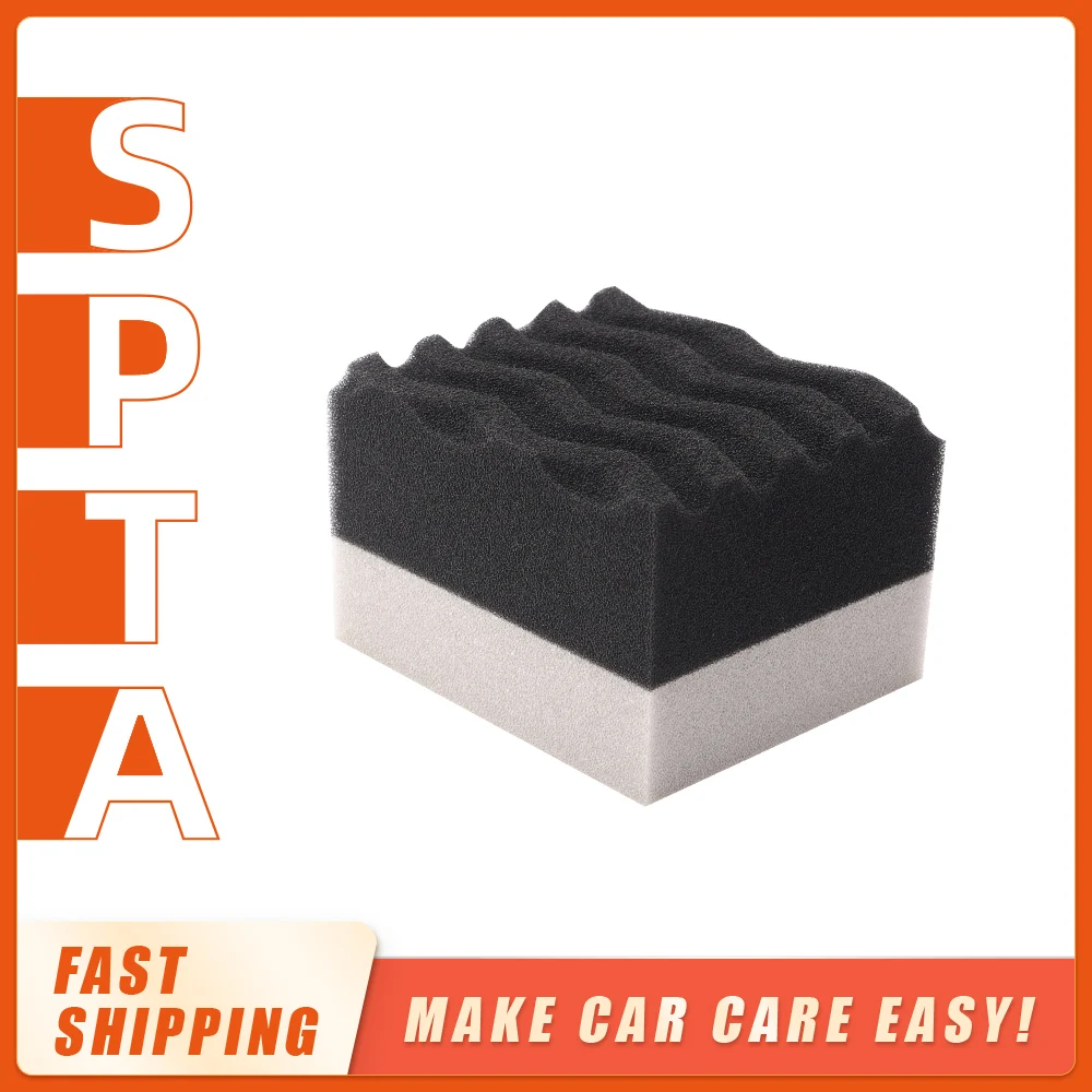 

(Bulk Sale)2-20Pcs SPTA Hand Applicator Pad Cuboid Wax Sponge For Tires Hand-held Portable Car Interior Waxing Sponge
