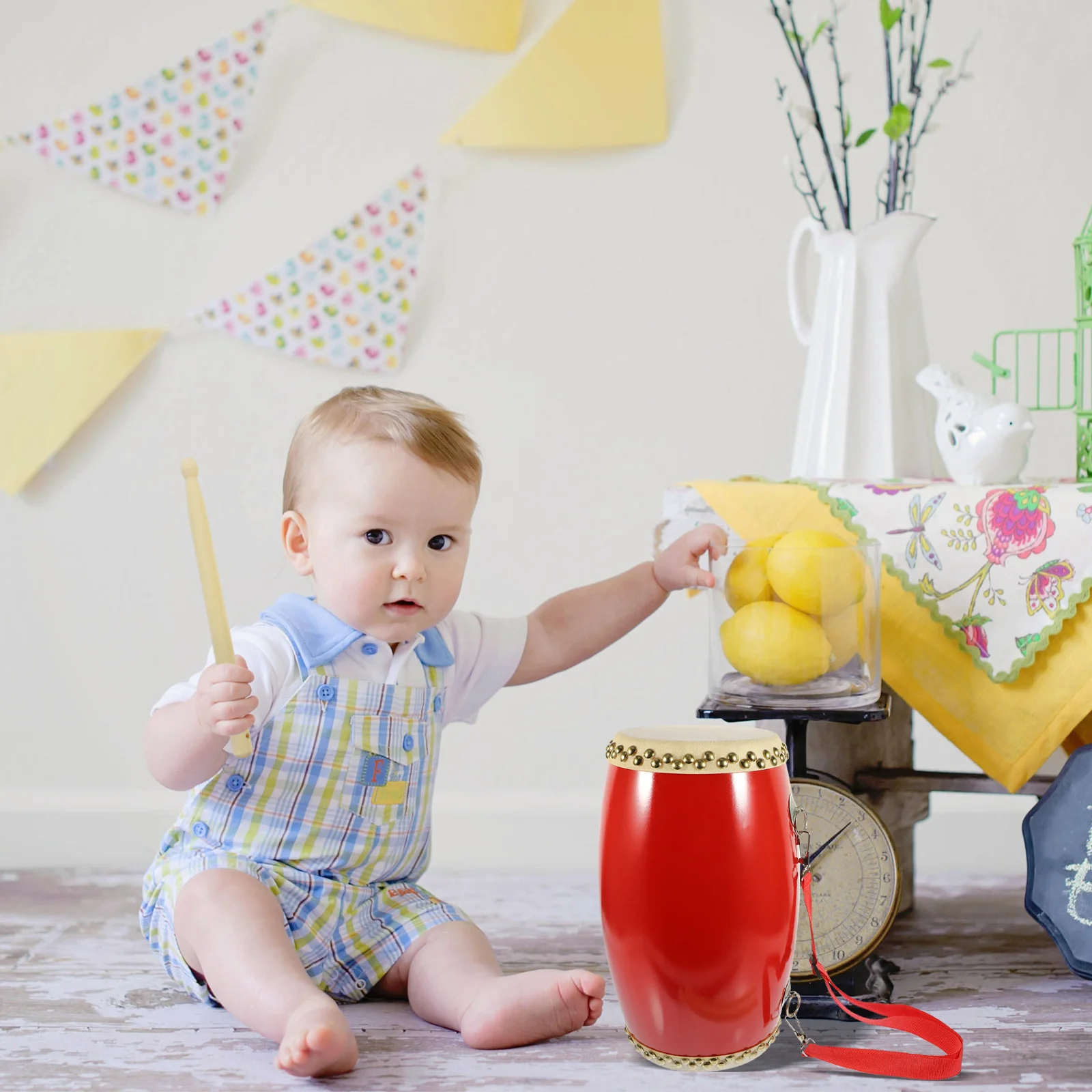 Поясной барабан из воловьей кожи портативный простой производительность