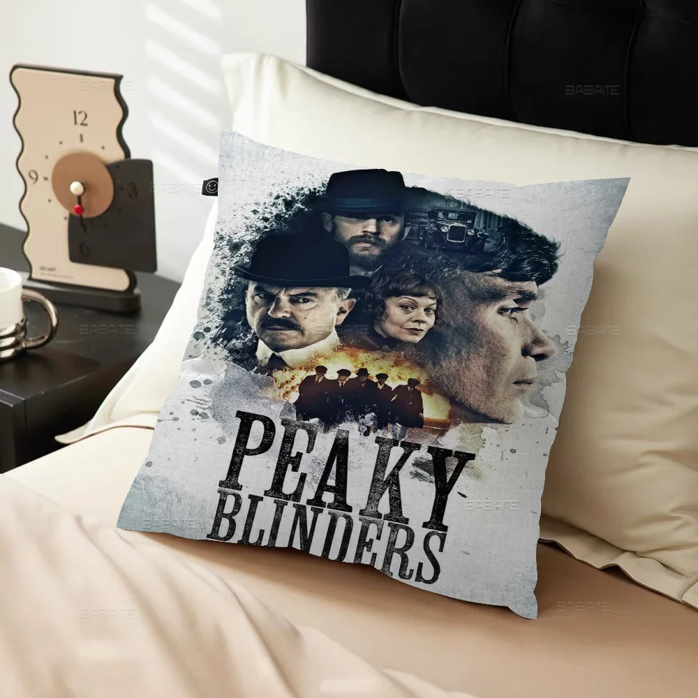 Криминальное ТВ Драма P-Peaky B-Blinders Чехлы для подушек Полиэстеровые диванные