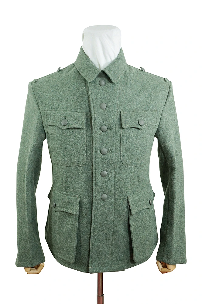 

GUWA-094 WWII German M42 Heer EM field grey wool tunic Feldbluse