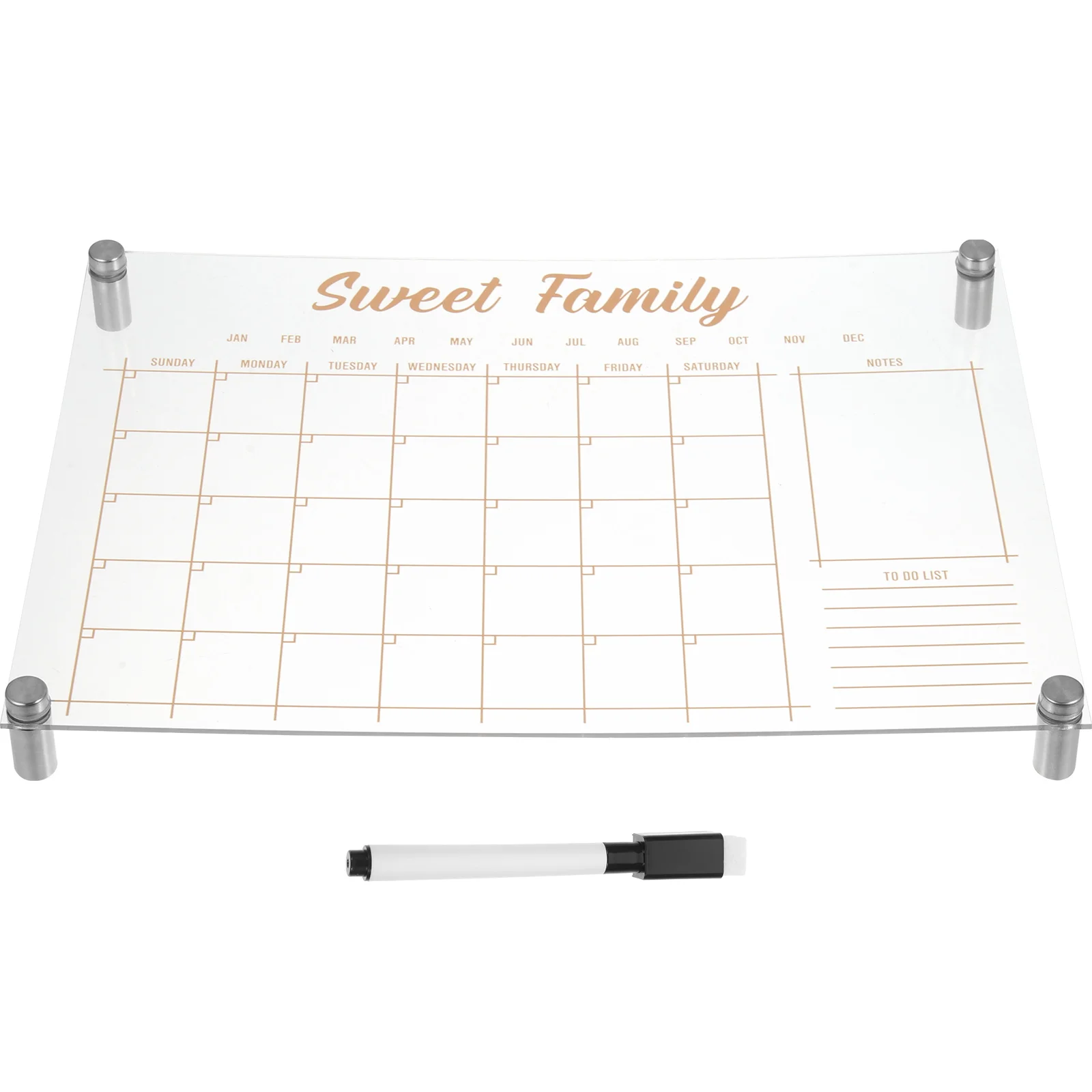 

Board Weekly Dry Calendar Erase Planner Whiteboard Fridge Acrylic Wall White Menu Memo Desk Schedule Plan Monthly List